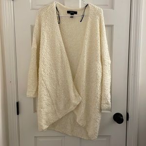 Cozy cream open cardigan